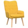 vidaXL Tugitool Helekollane 63 x 67 x 94 cm kangas