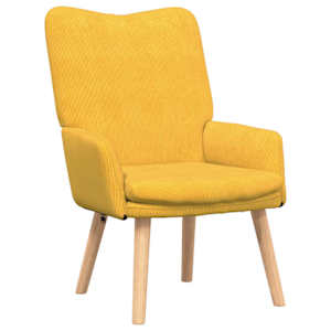 vidaXL Tugitool Helekollane 63 x 67 x 94 cm kangas