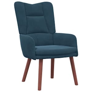 vidaXL Tugitool Sinine 63 x 67 x 94 cm Samet