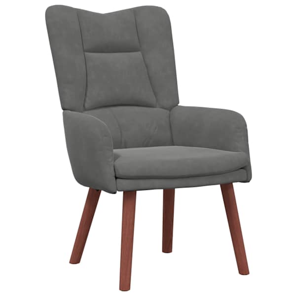 vidaXL Tugitool Tumehall 63 x 67 x 94 cm Samet