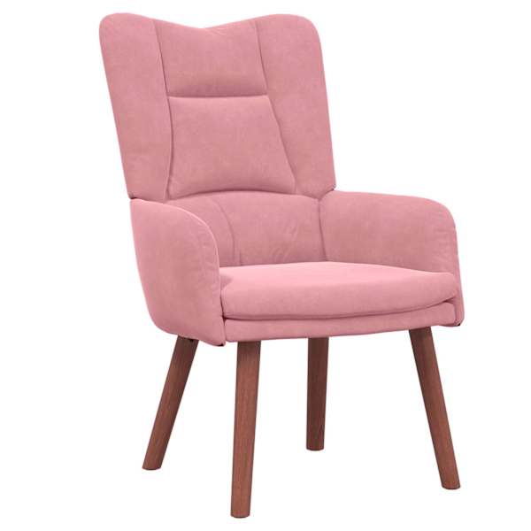 vidaXL Tugitool Roosa 63 x 67 x 94 cm Samet