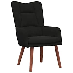 vidaXL Tugitool Must 63 x 67 x 94 cm Samet
