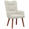 vidaXL Tugitool cream 63 x 67 x 94 cm Samet