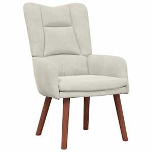 vidaXL Tugitool cream 63 x 67 x 94 cm Samet