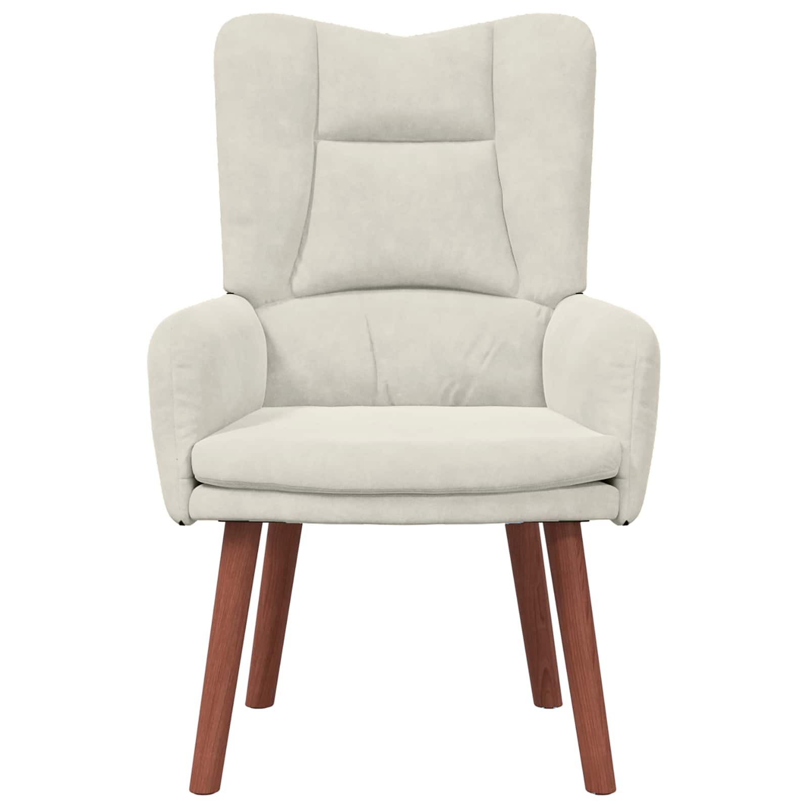 atpūtas krēsls Krēmkrāsa 63 x 67 x 94 cm Samts