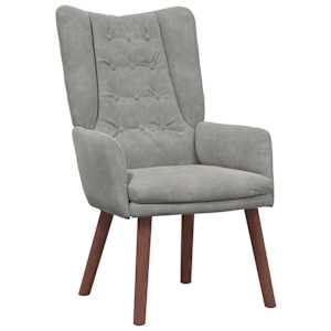 vidaXL Tugitool Helehall 63 x 67 x 94 cm Samet