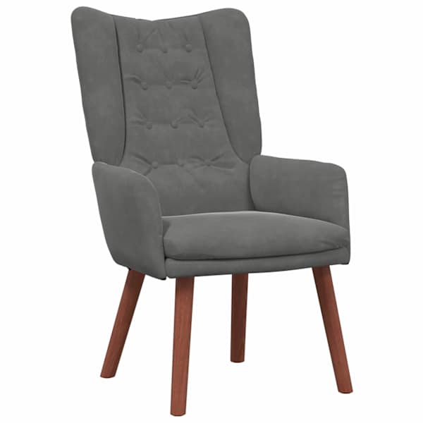 vidaXL Tugitool Tumehall 63 x 67 x 94 cm Samet