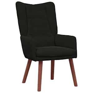 vidaXL Tugitool Must 63 x 67 x 94 cm Samet