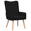 vidaXL Tugitool Must 63 x 67 x 94 cm Kangas ja vineer