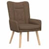 vidaXL Tugitool Pruun 63 x 67 x 94 cm Kangas ja plywood
