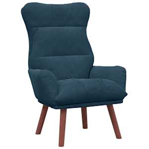 vidaXL Tugitool Sinine 69 x 74 x 93 cm Samet
