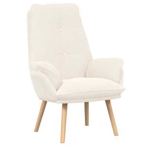 vidaXL Tugitool cream 69 x 74 x 93 cm Sherpa Kangas