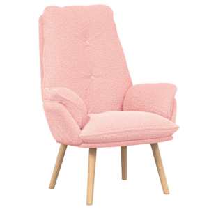 vidaXL Tugitool Roosa 69 x 74 x 93 cm Sherpa Kangas