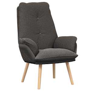 vidaXL Tugitool Tumehall 69 x 74 x 93 cm Sherpa Kangas