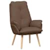 vidaXL Tugitool Pruun 69 x 74 x 93 cm Pol&uuml;ester ja vineer