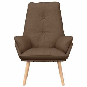 křeslo Hnědá 69 x 74 x 93 cm Polyester a překližka - obrázek 4