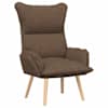 vidaXL Tugitool Pruun 69 x 74 x 93 cm Kangas ja vineer