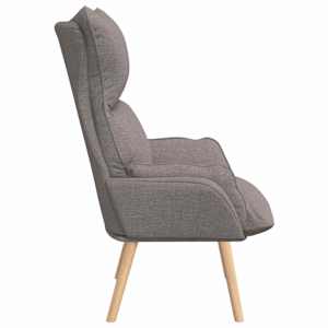 křeslo Taupe 69 x 74 x 93 cm Tkanina a překližka - obrázek 5
