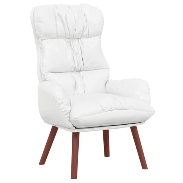 vidaXL Tugitool Valge 69 x 74 x 93 cm Kunstnahk