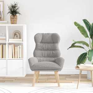 fotelj Svetlo siva 69 x 74 x 93 cm Sherpa tkanina