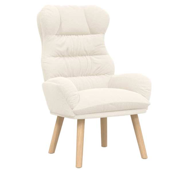 vidaXL Tugitool cream 69 x 74 x 93 cm Sherpa Kangas