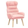 vidaXL Tugitool Roosa 69 x 74 x 93 cm Sherpa Kangas