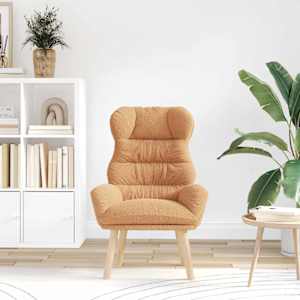 fotelj Bež 69 x 74 x 93 cm Sherpa tkanina