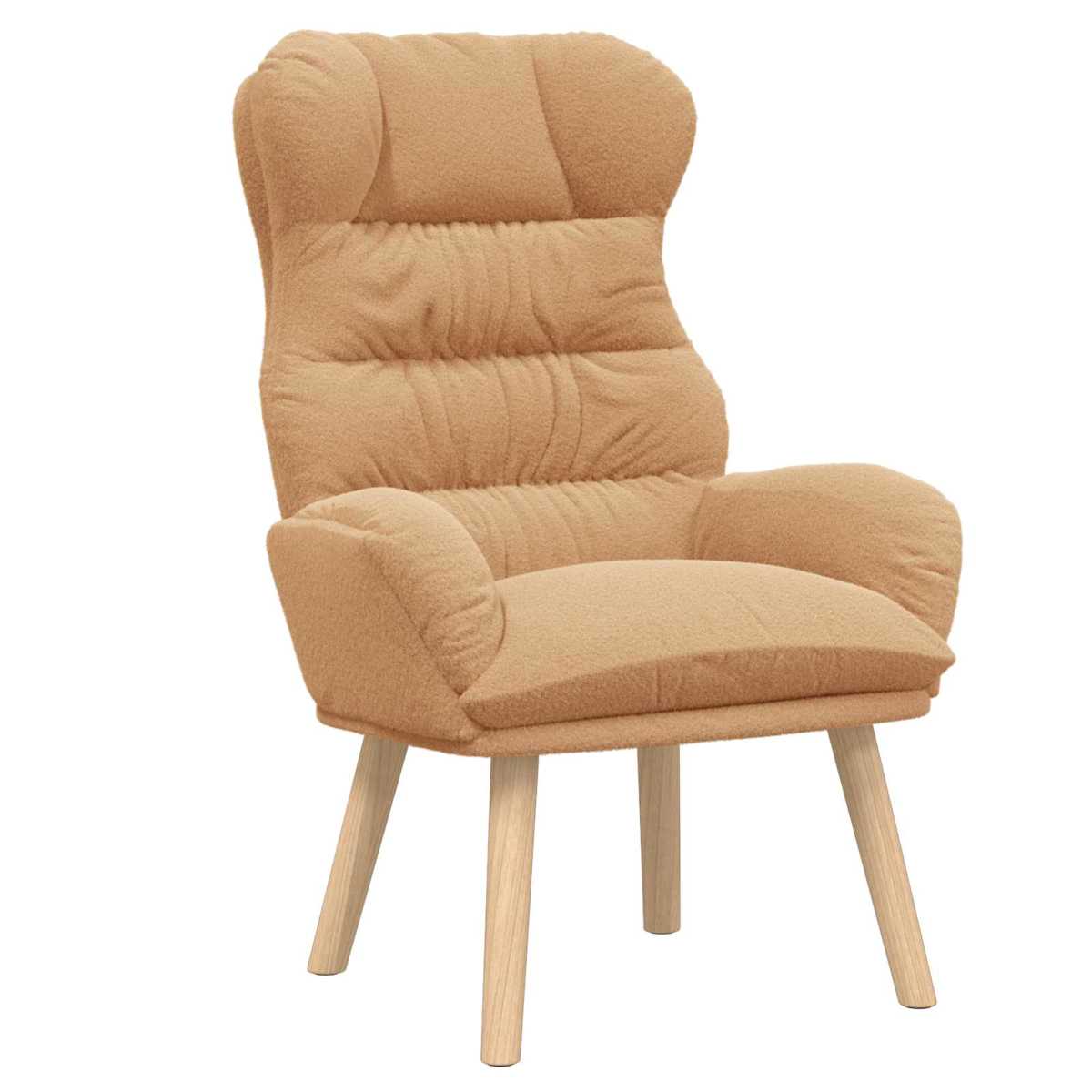 Lænestol 69 x 74 x 93 cm Sherpa-stof - Billede 2