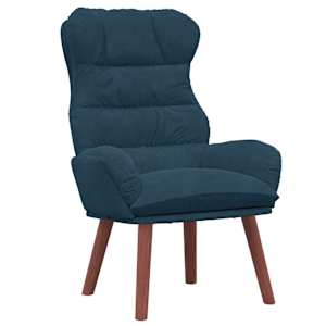 vidaXL Tugitool Sinine 69 x 74 x 93 cm Samet