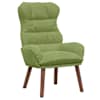 vidaXL Tugitool Hele roheline 69 x 74 x 93 cm Samet