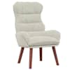 vidaXL Tugitool cream 69 x 74 x 93 cm Samet