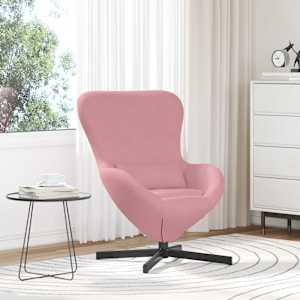 Jajčast stol Roza 63 x 73 x 90 cm Žamet