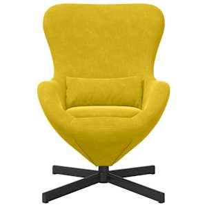 vidaXL Munatool Kollane 63 x 73 x 90 cm Samet
