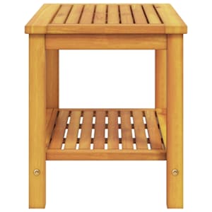Boční stůl Hnědá 70 x 40 x 45 cm Masivní akátové dřevo - obrázek 5