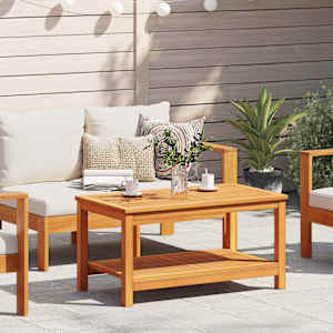 Stranska miza Rjava 90 x 50 x 45 cm Masiven les akacije