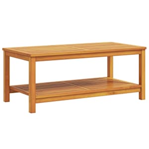 Boční stůl Hnědá 110 x 55 x 45 cm Masivní akátové dřevo - obrázek 2
