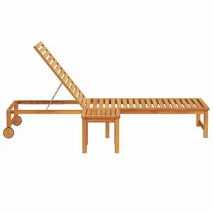 Slunečník Hnědá 202 x 53 x 89 cm Masivní akátové dřevo - obrázek 5