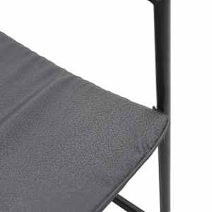 Židle s polštářem 4 pcs Černá a Antracit Textilen - obrázek 11