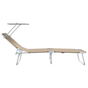 Slunečník 2 pcs Taupe 58 x 188 x 77cm Polyester - obrázek 6