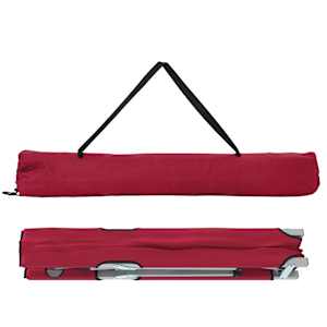 Skládací kempingová postel 2 pcs Červená 194 x 62,5 x 42,5 cm - obrázek 6