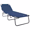 vidaXL Kokkupandav lamamistool Sinine 188 x 57 x 86,5 cm Pol&uuml;ester