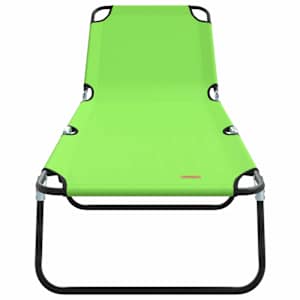 Skládací lehátko 2 pcs Zelená 188 x 57 x 86,5 cm Polyester - obrázek 5