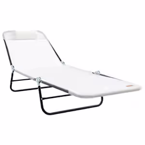 vidaXL Kokkupandav lamamistool cream 182 x 55 x 85,5 cm Tekstileen