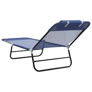 Skládací lehátko 2 pcs Námořnická modrá 182 x 55 x 85,5 cm - obrázek 7