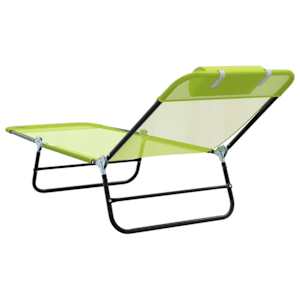Skládací lehátko 2 pcs Zelená 182 x 55 x 85,5 cm Textilen - obrázek 7