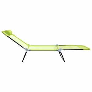 Skládací lehátko 2 pcs Zelená 182 x 55 x 85,5 cm Textilen - obrázek 6
