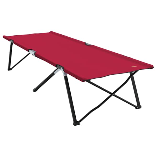 vidaXL Kokkupandav telkimise voodi Punane 206 x 76 x 74 cm