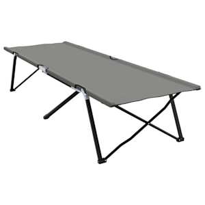 Skládací kempingová postel Šedá 206 x 76 x 74 cm Oxford a Ocel - obrázek 7