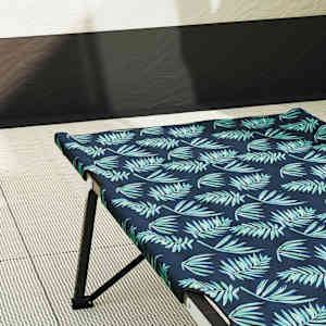Skládací kempingová postel Les 206 x 76 x 74 cm Oxford a Ocel - obrázek 3
