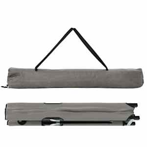 Skládací kempingová postel 2 pcs Šedá 206 x 76 x 74 cm - obrázek 6